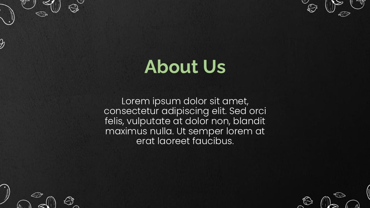 Vegetarian PowerPoint Template 5