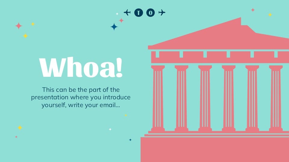 Colorful Skyline PowerPoint Template 2