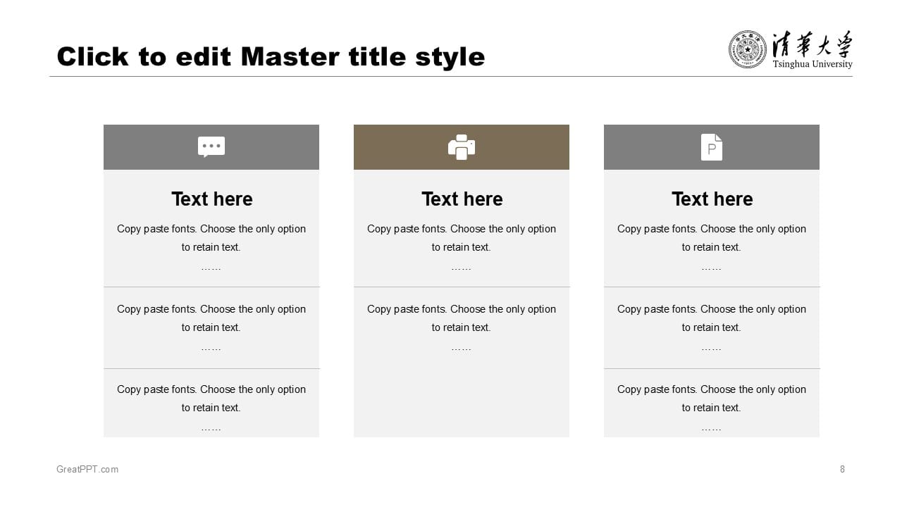 Gray Tsinghua University Thesis Defense Template 8