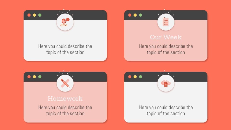 OS Weekly Planner PowerPoint Template for Teachers 2