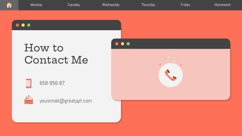 OS Weekly Planner PowerPoint Template for Teachers 3