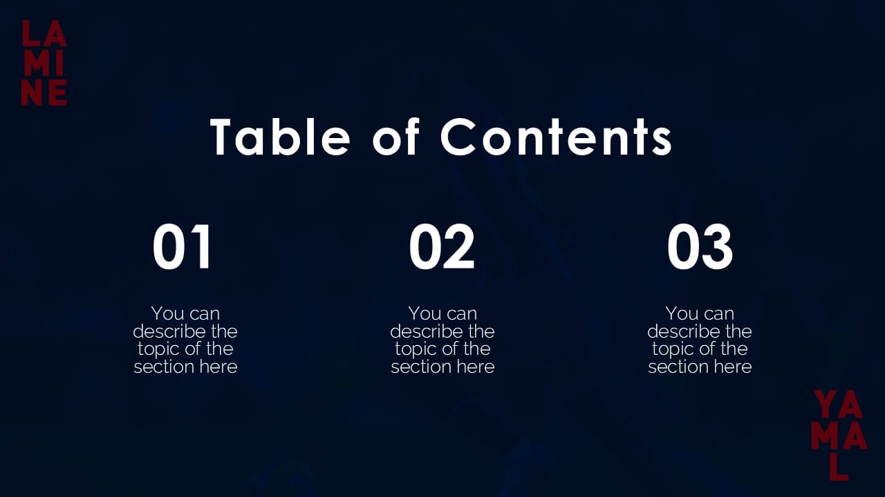 Lamine Yamal PowerPoint Template 2