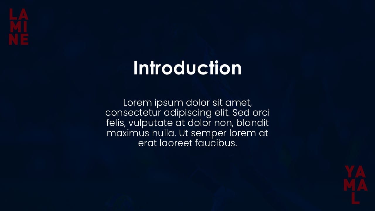 Lamine Yamal PowerPoint Template 5