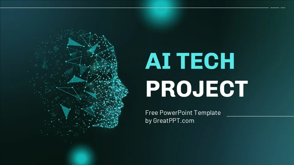 AI Tech Project PowerPoint Template 1