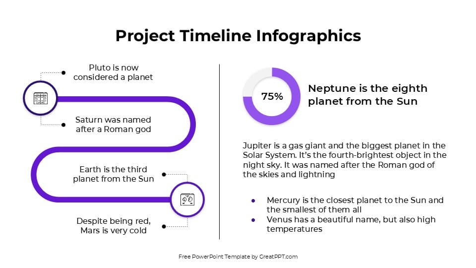 Aesthetic Project Timeline Infographics for PowerPoint 16