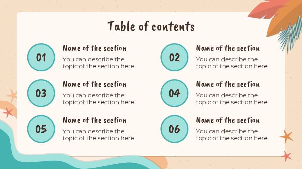 Beach Presentation Theme 2