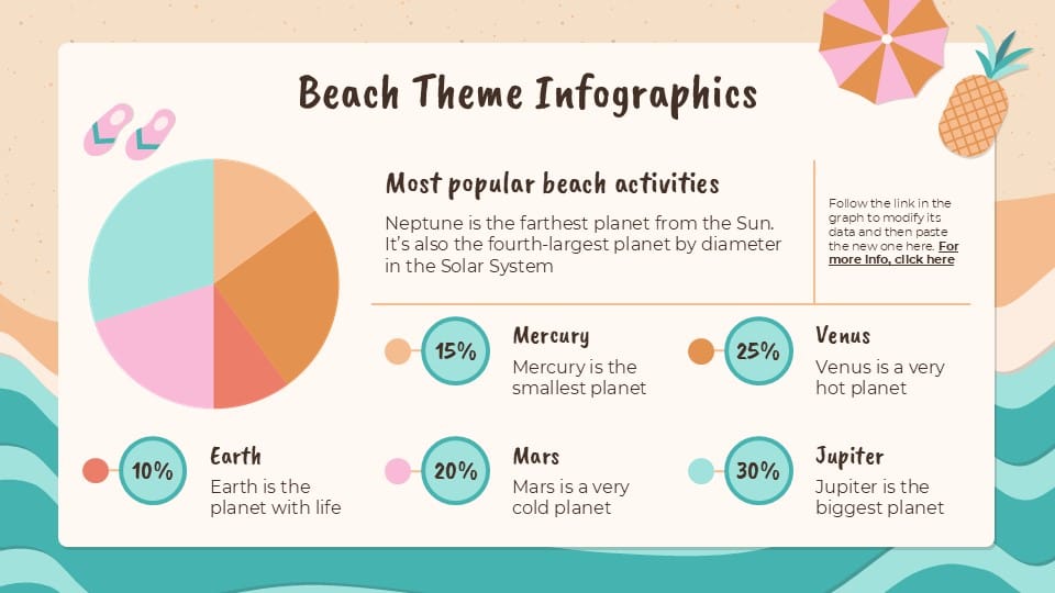 Beach Theme Infographics 15