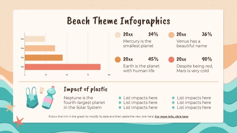 Beach Theme Infographics 6