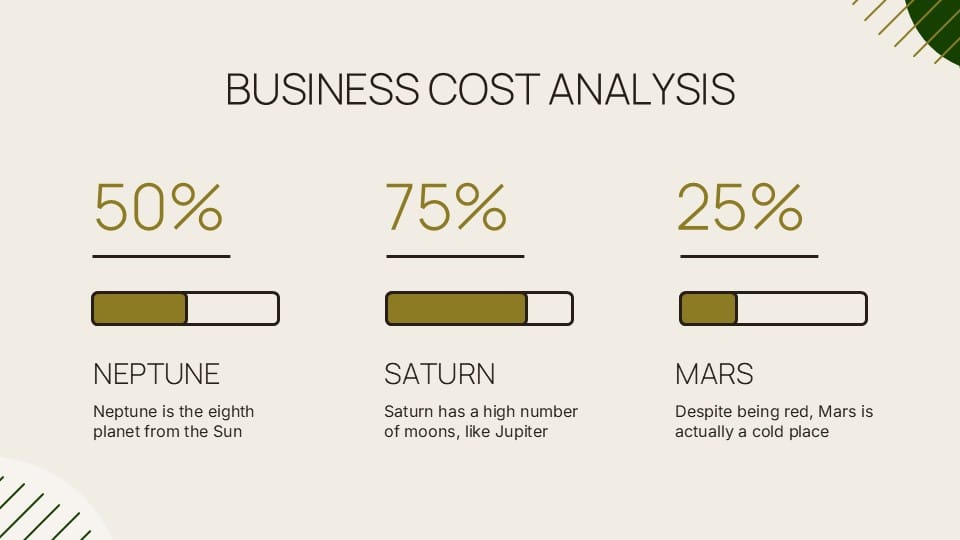 Business Cost Analysis Infographics 21