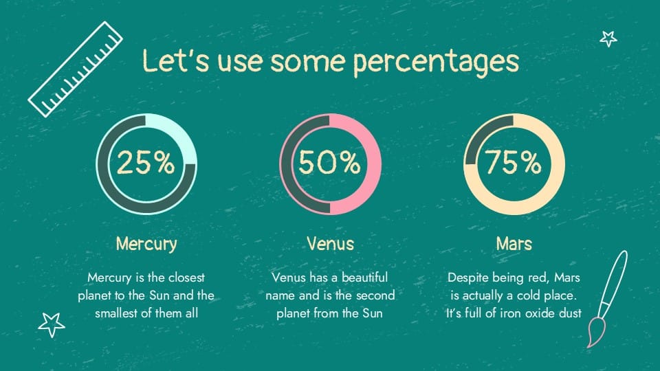 Chalkboard Background PowerPoint Template for Elementary 17
