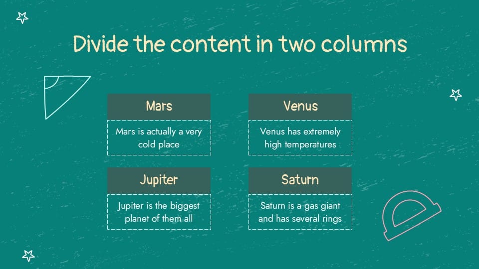 Chalkboard Background PowerPoint Template for Elementary 9