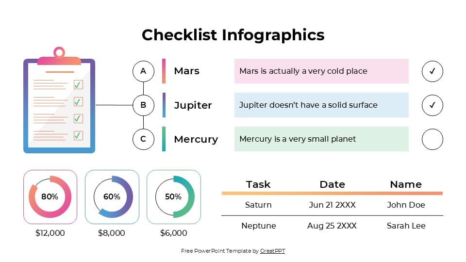 Checklist Infographics 3