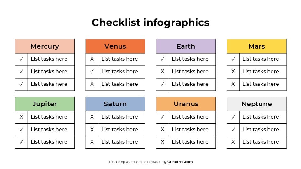 Checklist Infographics 5