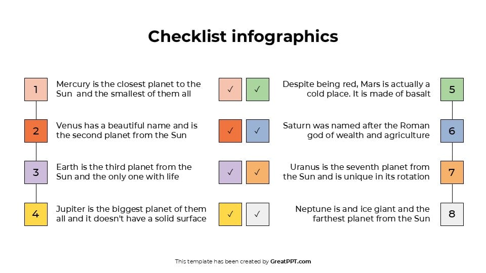 Checklist Infographics 6