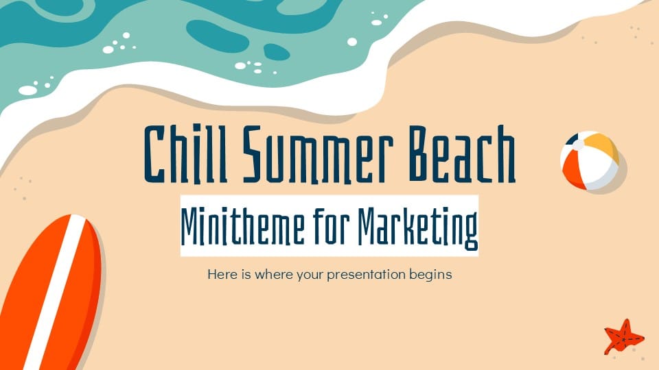 Chill Summer Beach Minitheme for Marketing 1