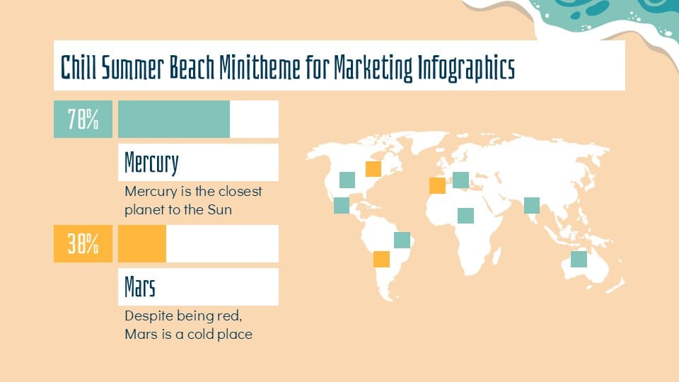 Chill Summer Beach Minitheme for Marketing Infographics 27