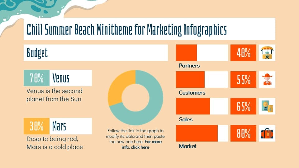 Chill Summer Beach Minitheme for Marketing Infographics 4