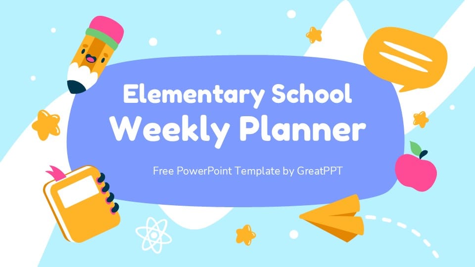 Elementary School Weekly Planner 1