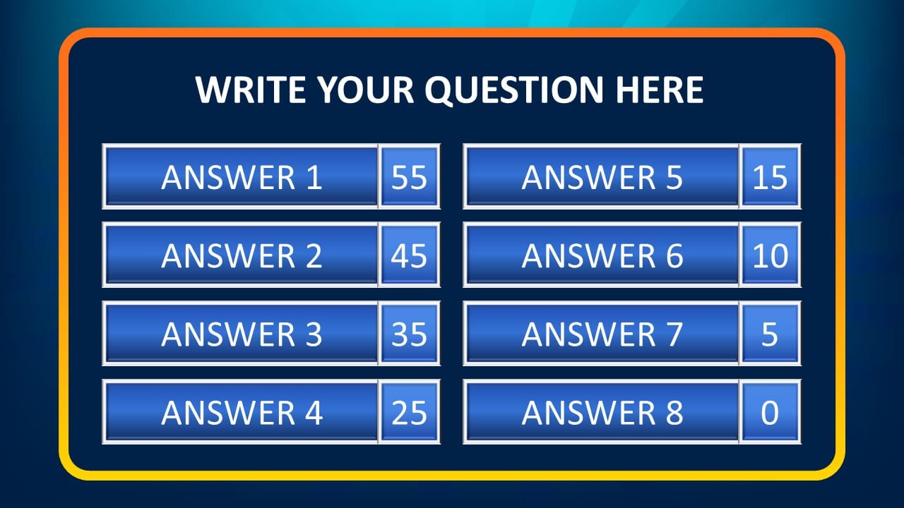 Family Feud PowerPoint Template 3