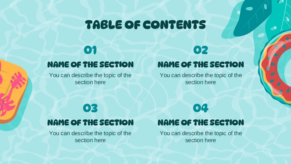 Floatie Presentation Template 2
