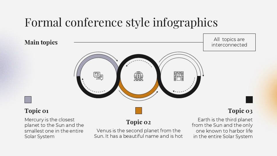 Formal Conference Style Infographics 4
