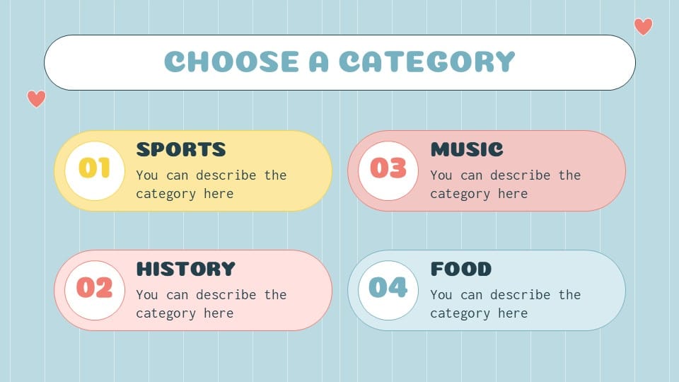 Funny Family Quiz PowerPoint Template 6