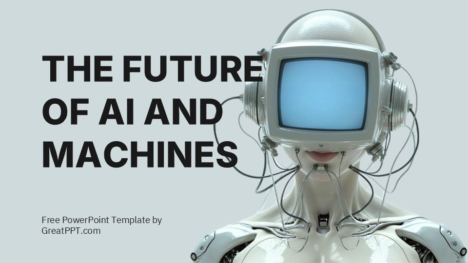Future of AI and Machines PowerPoint Template 1
