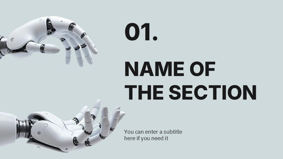 Future of AI and Machines PowerPoint Template 3