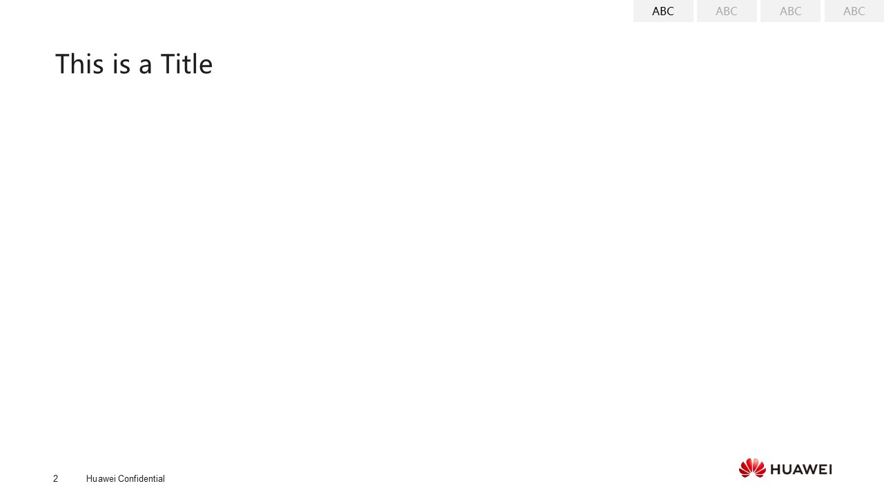 Huawei PowerPoint Template2