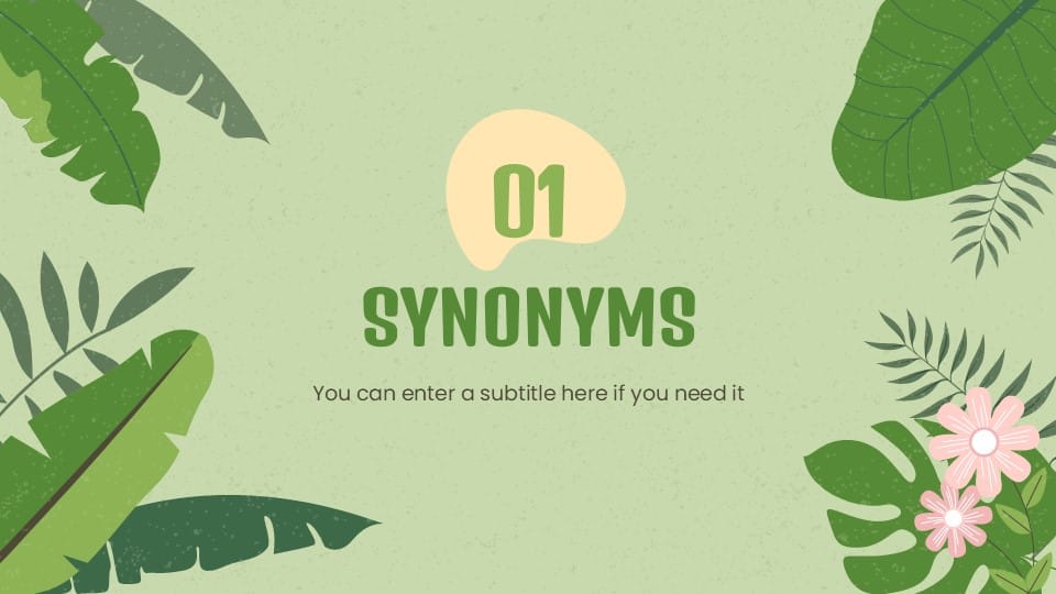 Language Arts Subject for Middle School 11