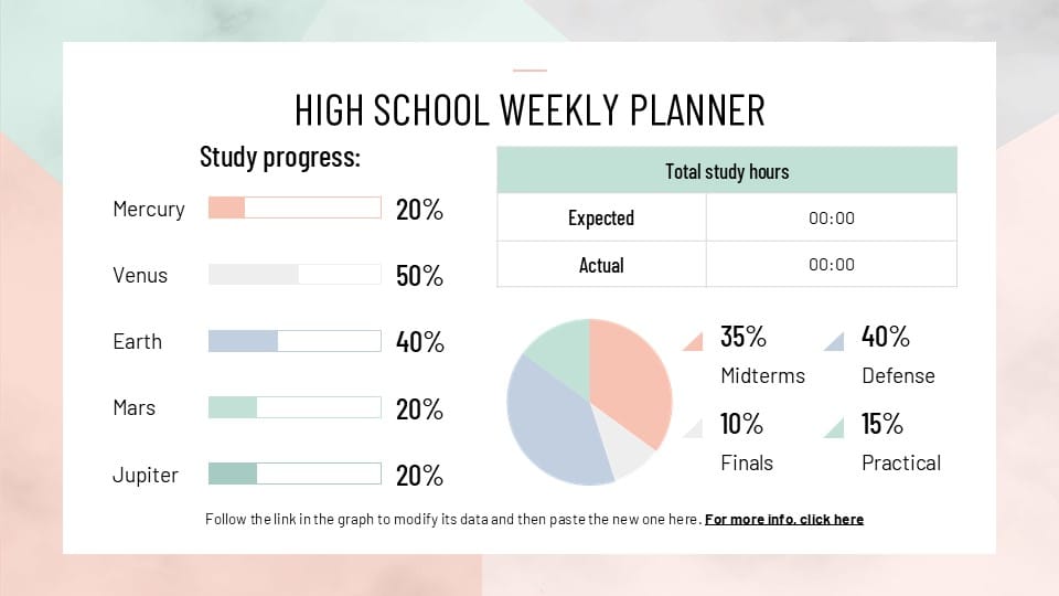 Minimalist High School Weekly Planner Infographics 13