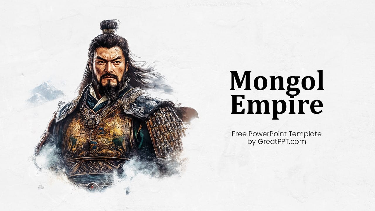Mongol Empire PowerPoint Template 1