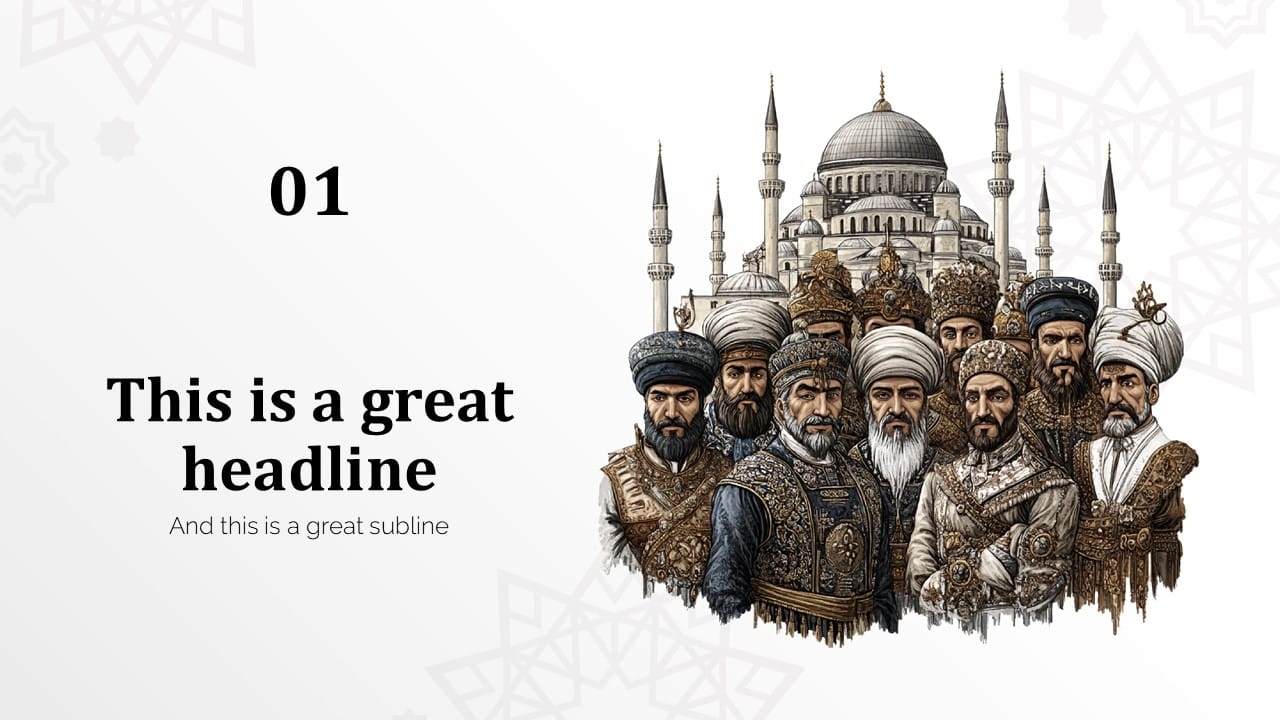 Ottoman Empire PowerPoint Template 4