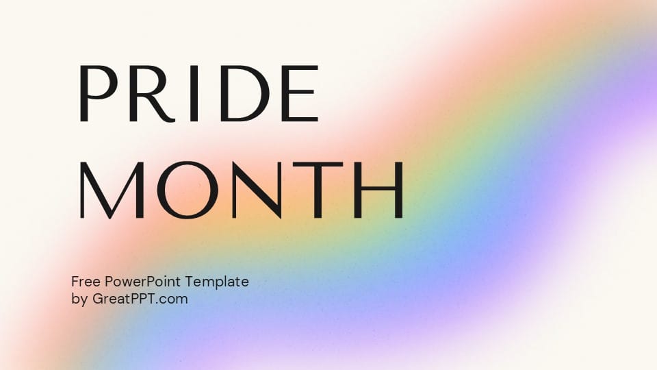 Pride Month PowerPoint Template 1