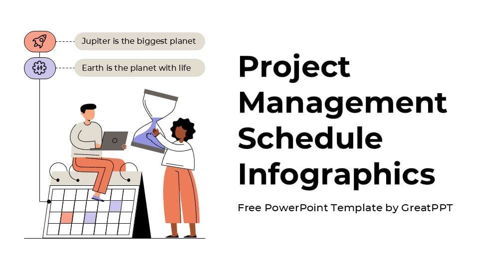 Project Management Schedule Infographics 1