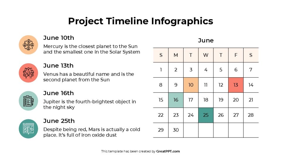 Project Timeline Infographics 4