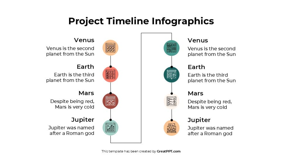 Project Timeline Infographics 6