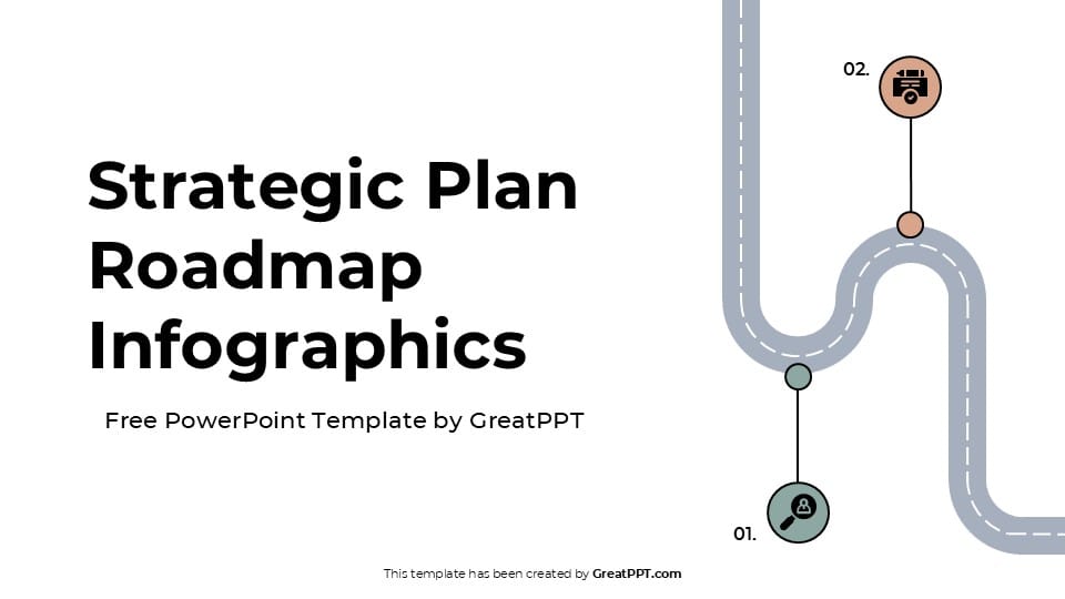 Strategic Plan Roadmap Infographics 1
