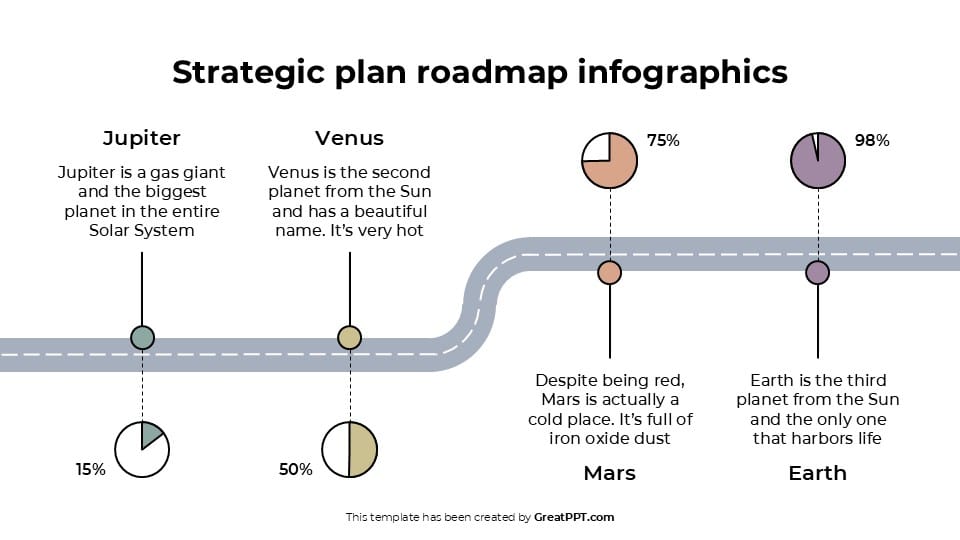 Strategic Plan Roadmap Infographics 4
