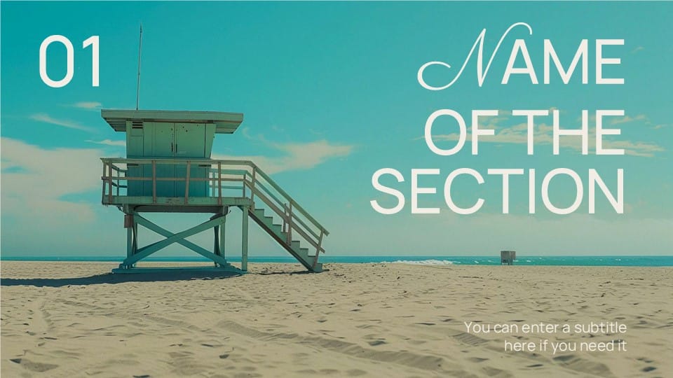 Summer Aesthetic PowerPoint Template 4