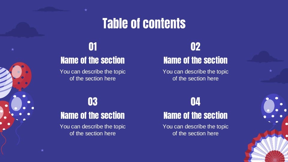 4th of July Creative Presentation 2