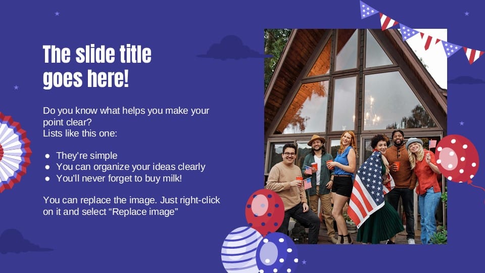 4th of July Creative Presentation 5