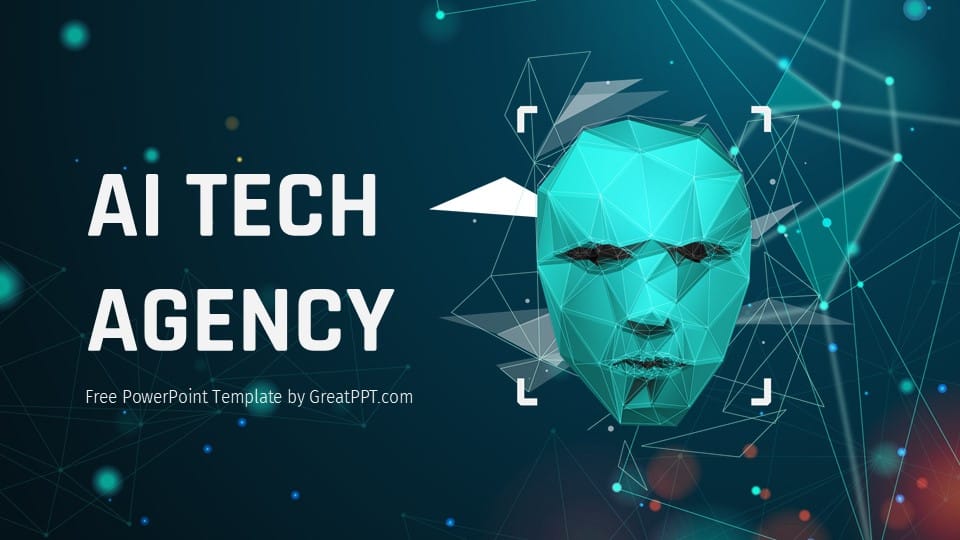 AI Tech Agency PowerPoint Template 1