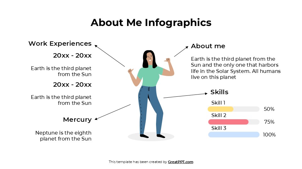 About Me Infographics For Powerpoint 12