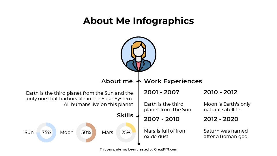 About Me Infographics For Powerpoint 14