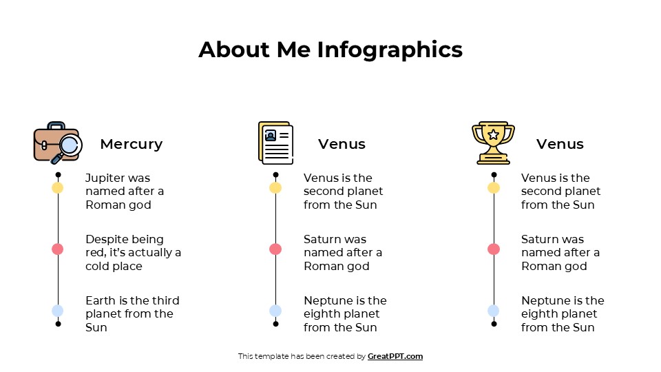 About Me Infographics For Powerpoint 4