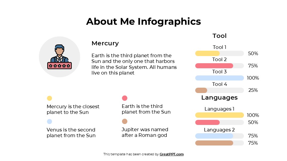 About Me Infographics For Powerpoint 9