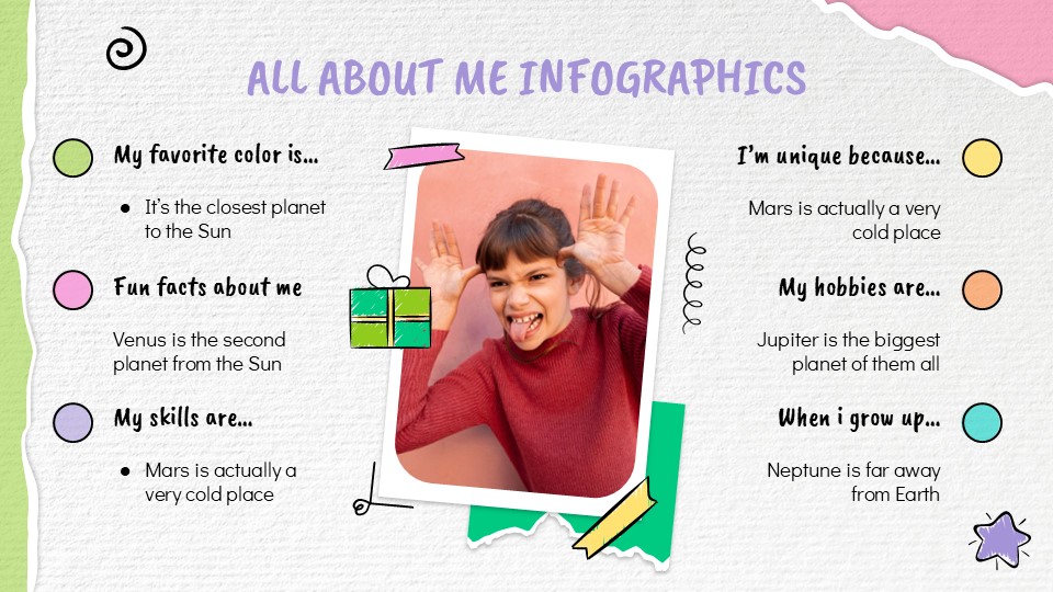 All About Me Infographics 3
