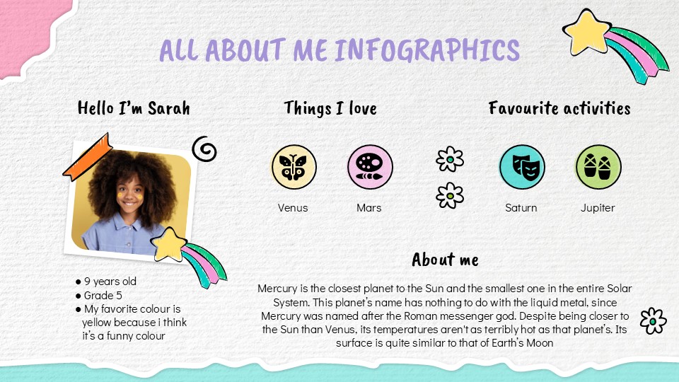 All About Me Infographics 6