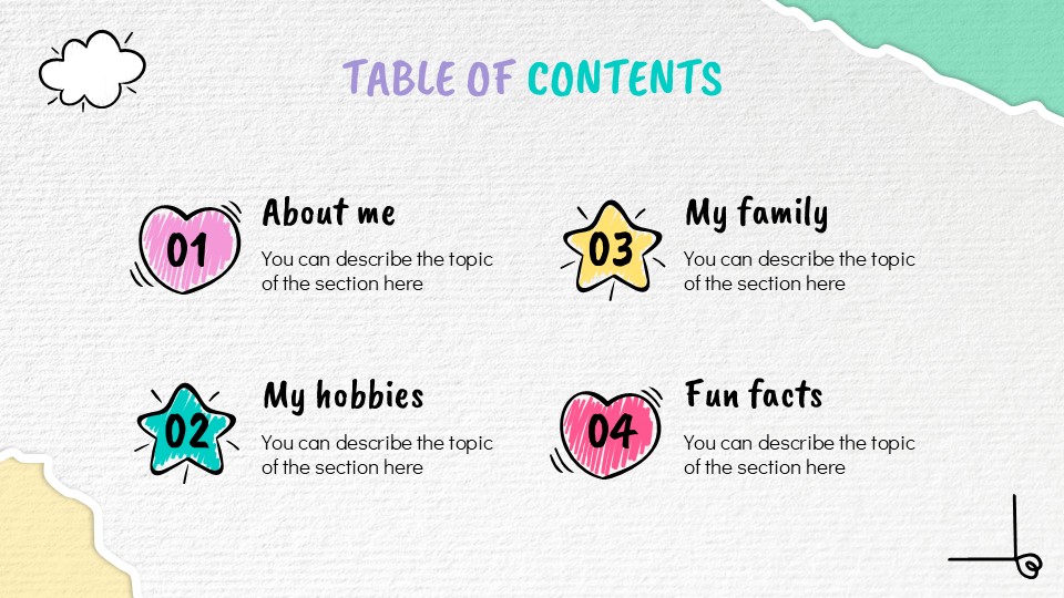 All About Me Presentation Template 2